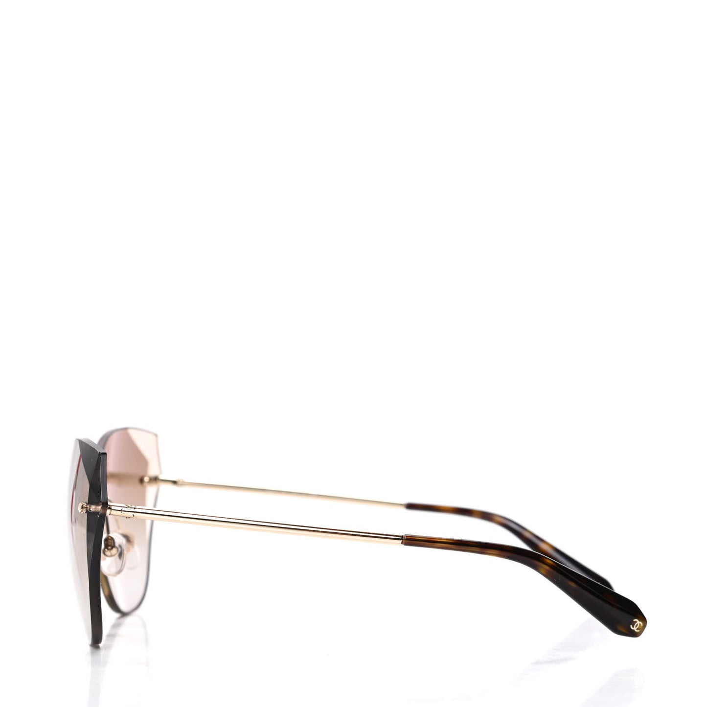 Metal Cat Eye Sunglasses 4237 Gold