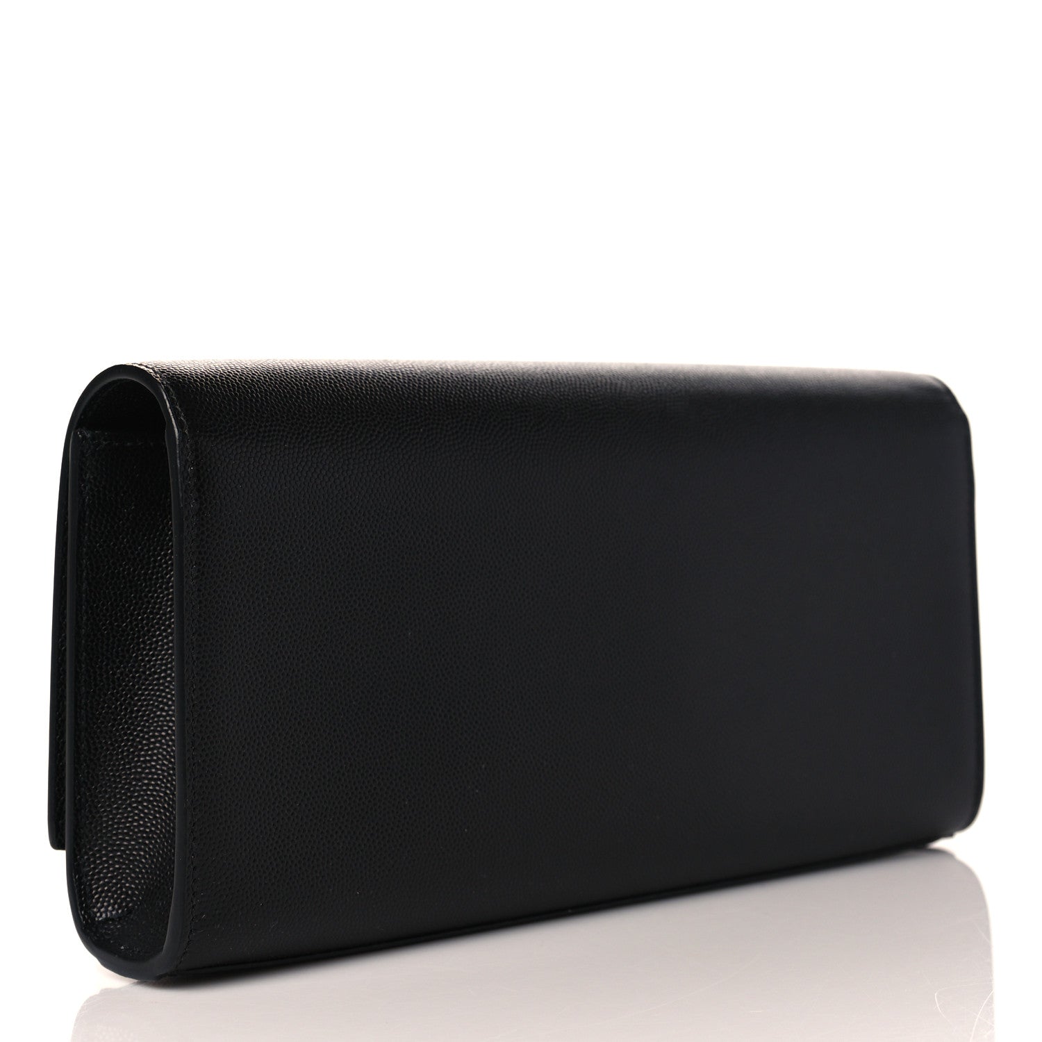 Saint Laurent Grain De Poudre Monogram Cassandre Clutch Black 3 of 8