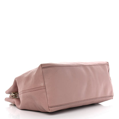 Gucci Pebbled Calfskin Medium Soho Chain Shoulder Bag Dark Cipria 4 of 14