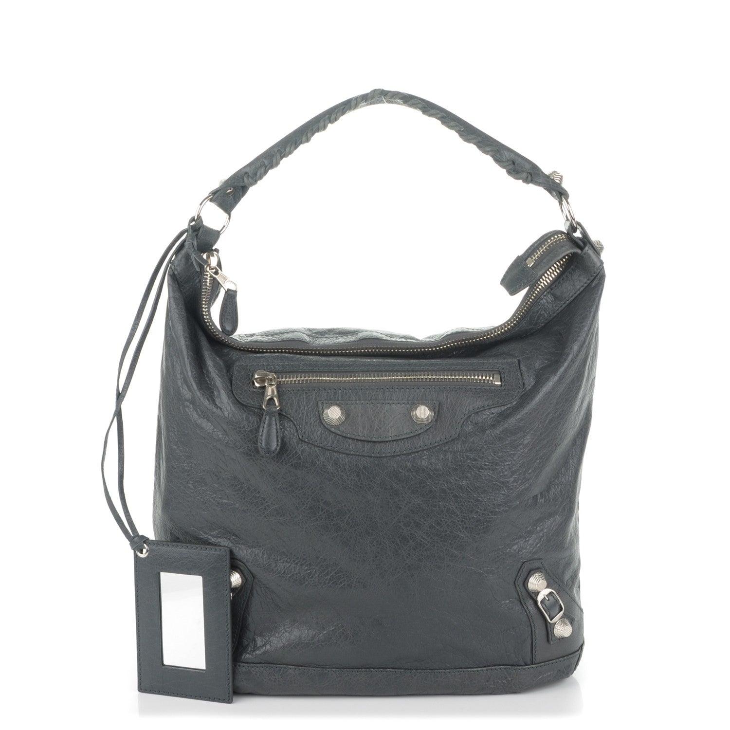 Balenciaga Agneau Giant 12 Silver Hardware Day Hobo Gris Tarmac 1 of 7