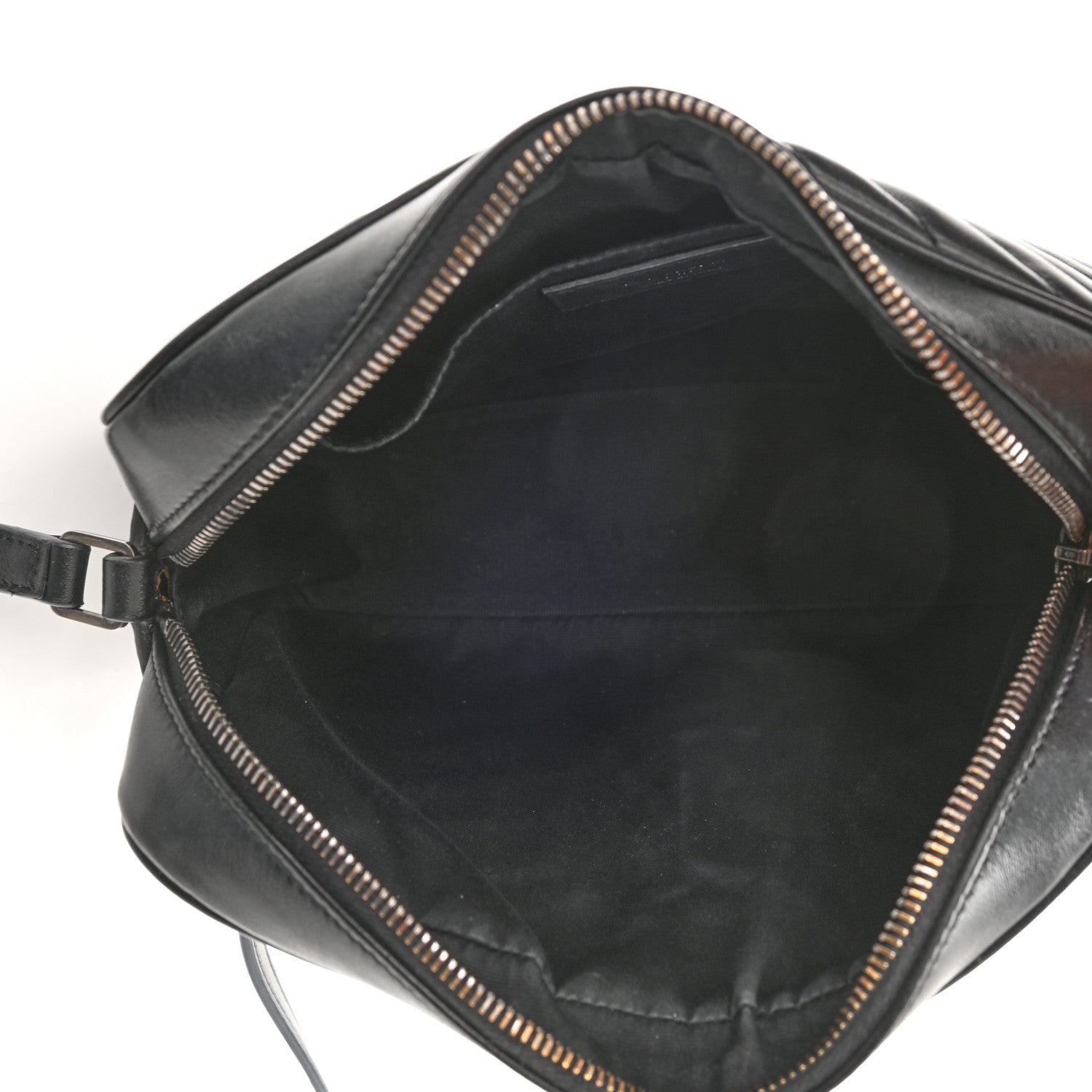 Saint Laurent Calfskin Matelasse Monogram Lou Camera Bag Sea Pebble 5 of 12