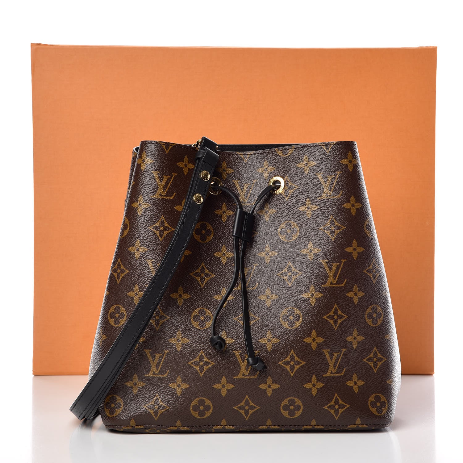 Louis Vuitton Monogram Neonoe MM Black 9 of 9