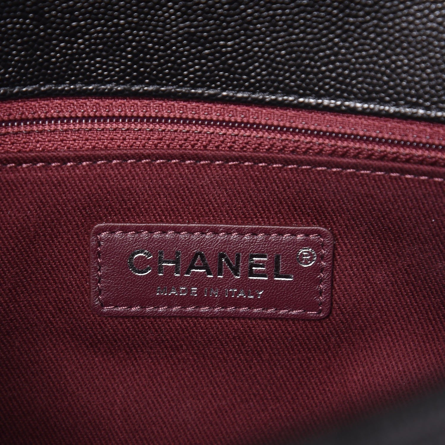 Chanel Caviar Chevron Quilted Small Coco Handle Flap So Black 6 of 8