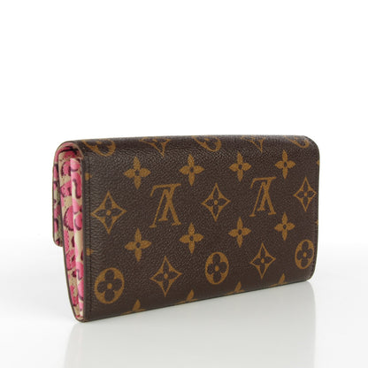 Louis Vuitton Monogram Leopard Sarah Wallet Blanc Corail 3 of 9