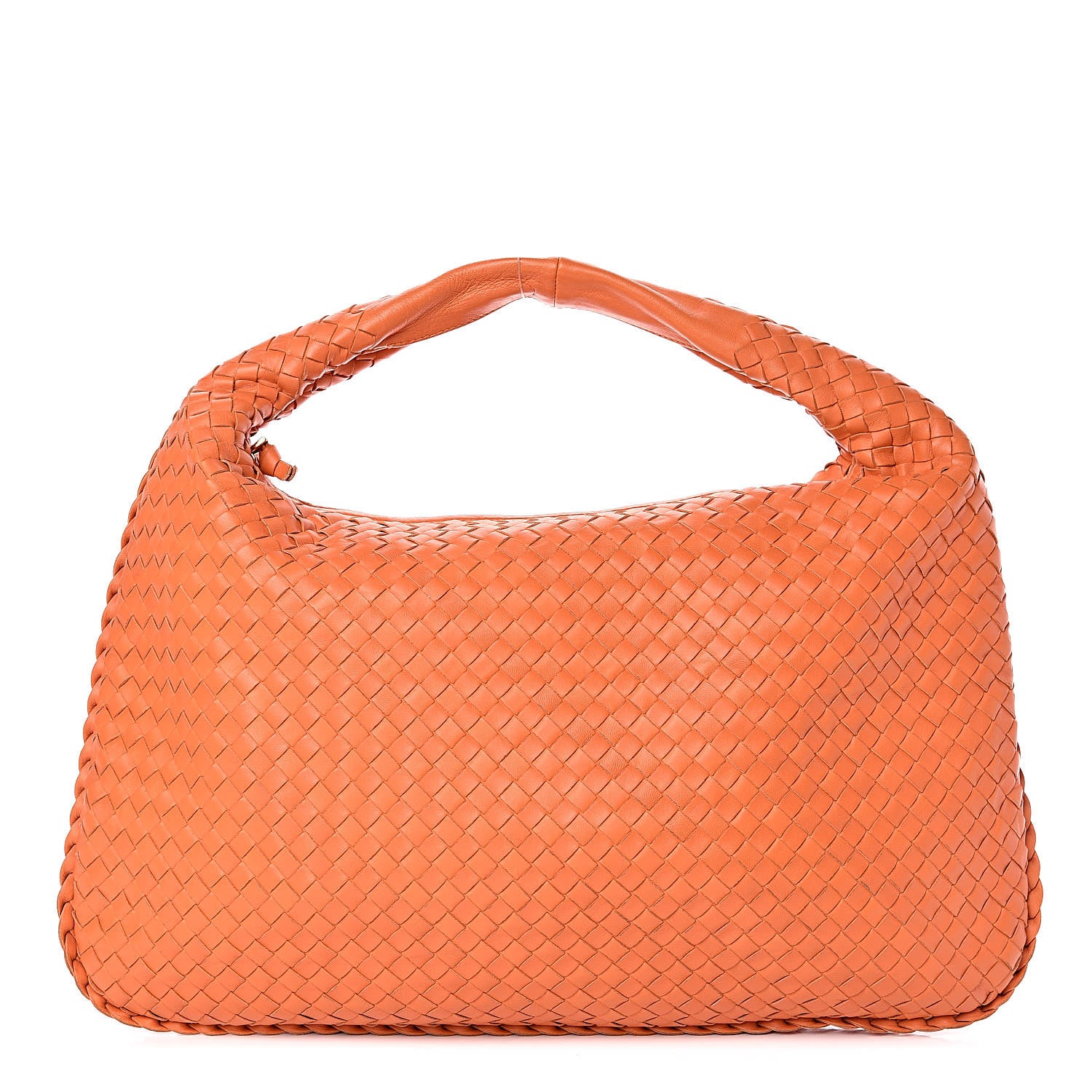 Bottega Veneta Nappa Intrecciato Large Veneta Hobo Orange 1 of 11