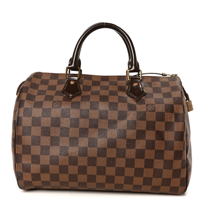 Louis Vuitton Damier Ebene Speedy 30 1 of 15
