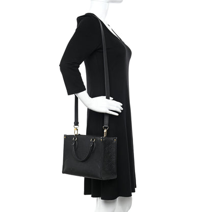 Louis Vuitton Empreinte Monogram Giant Onthego PM Black 2 of 9