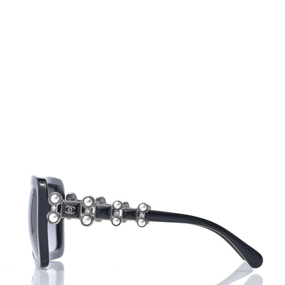 Chanel Pearl Crystal Bijoux Polarized Sunglasses 5335-B-A Black 3 of 8