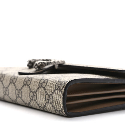 Gucci GG Supreme Monogram Mini Dionysus Chain Wallet Beige Taupe 8 of 9