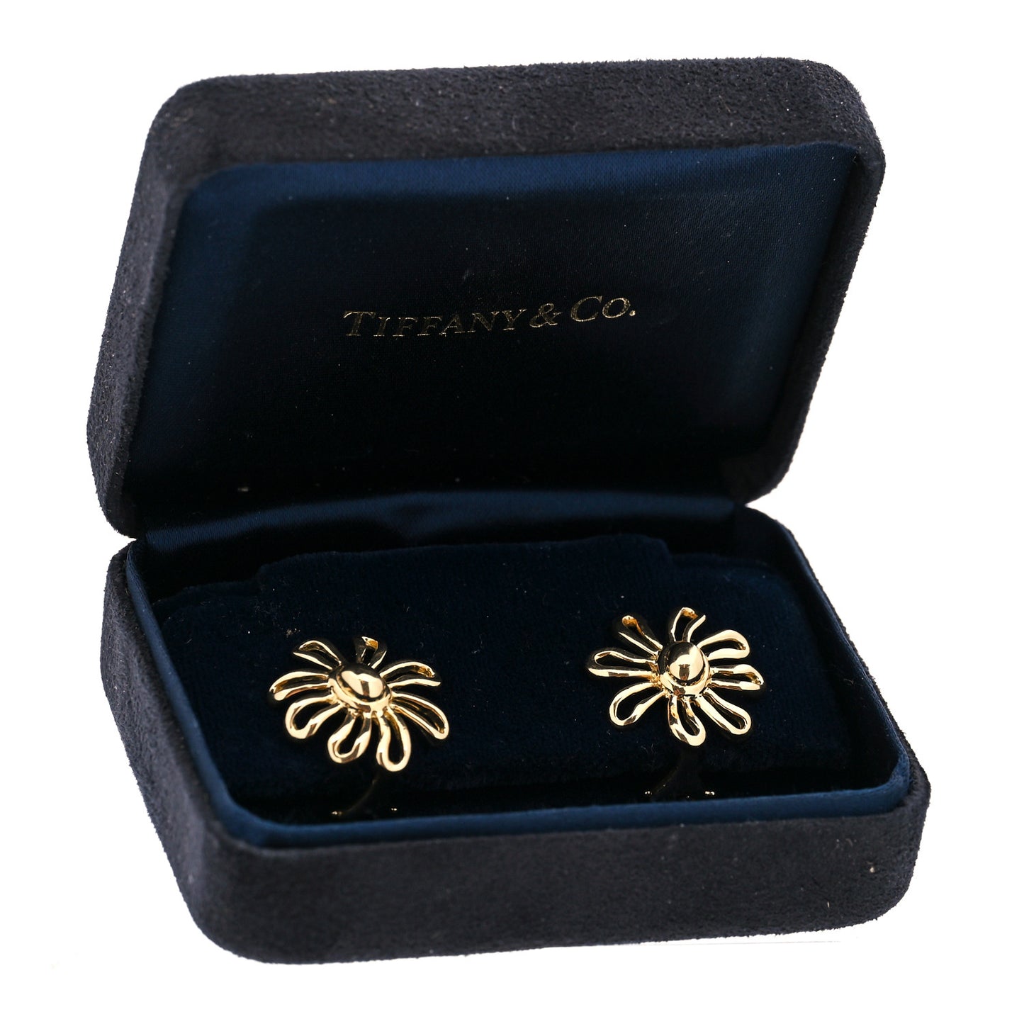 18K Yellow Gold Paloma Picasso Daisy Flower Earrings