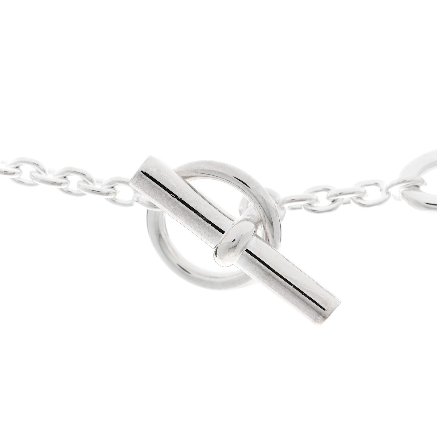 Hermes Sterling Silver Farandole Necklace 160 4 of 6