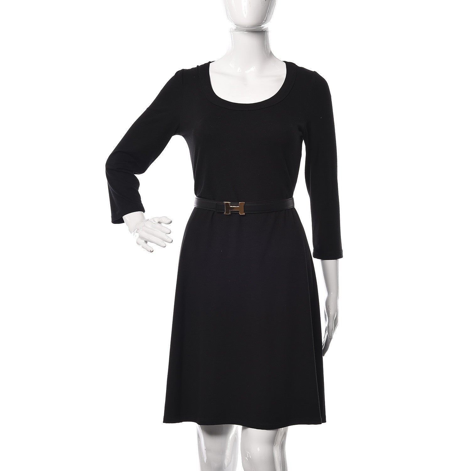 Hermes Swift Epsom 24mm Mini Constance H Belt 85 Black Gold 2 of 7