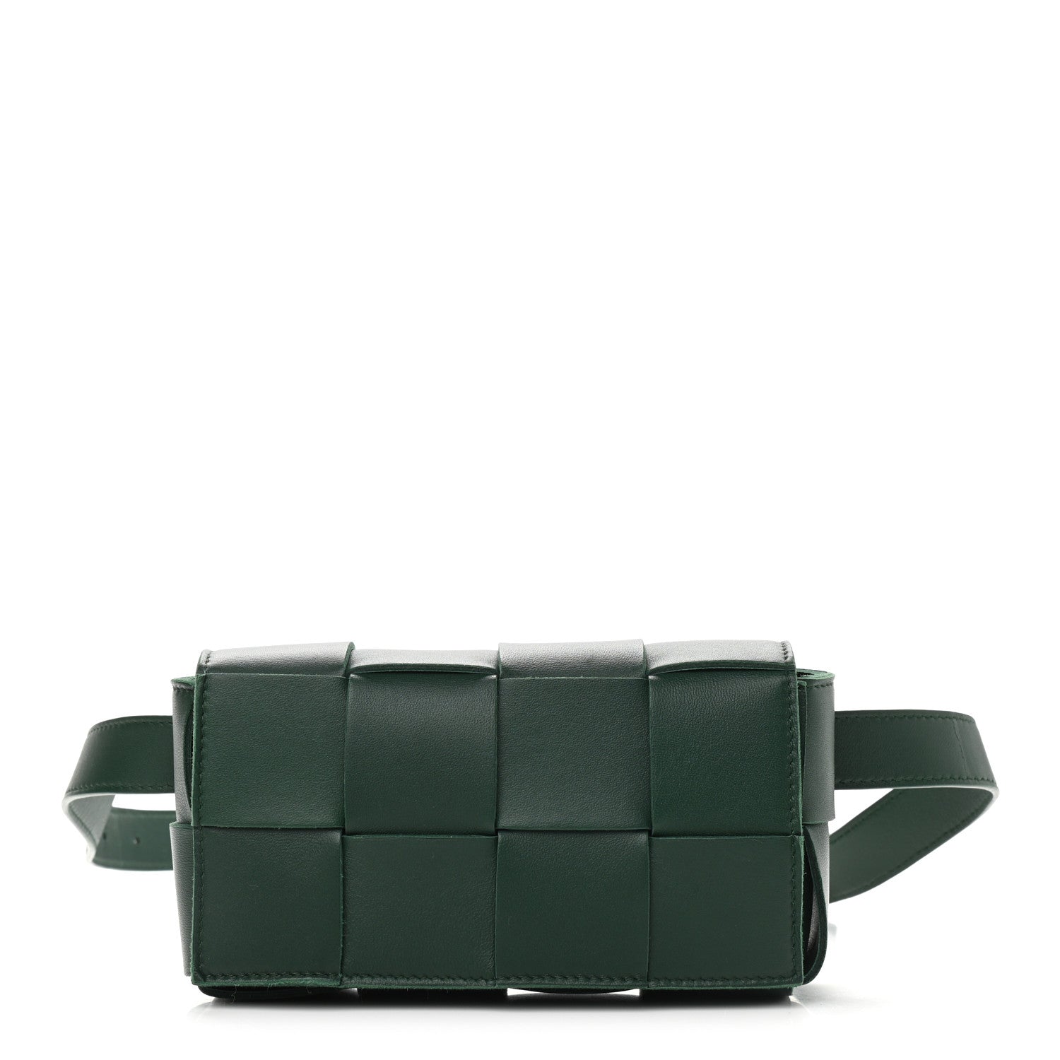 Bottega Veneta Nappa Maxi Intreccio The Belt Cassette Bag Raintree 1 of 10
