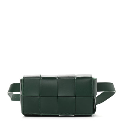 Bottega Veneta Nappa Maxi Intreccio The Belt Cassette Bag Raintree 1 of 10
