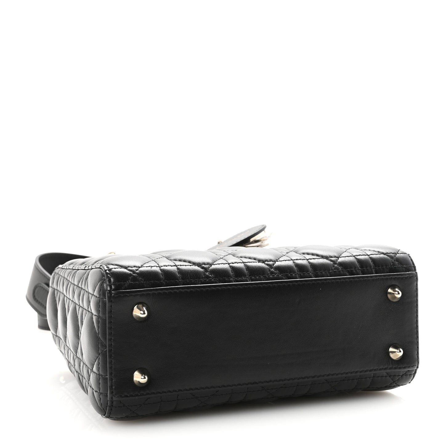 Lambskin Cannage Small My ABCDior Lady Dior Black