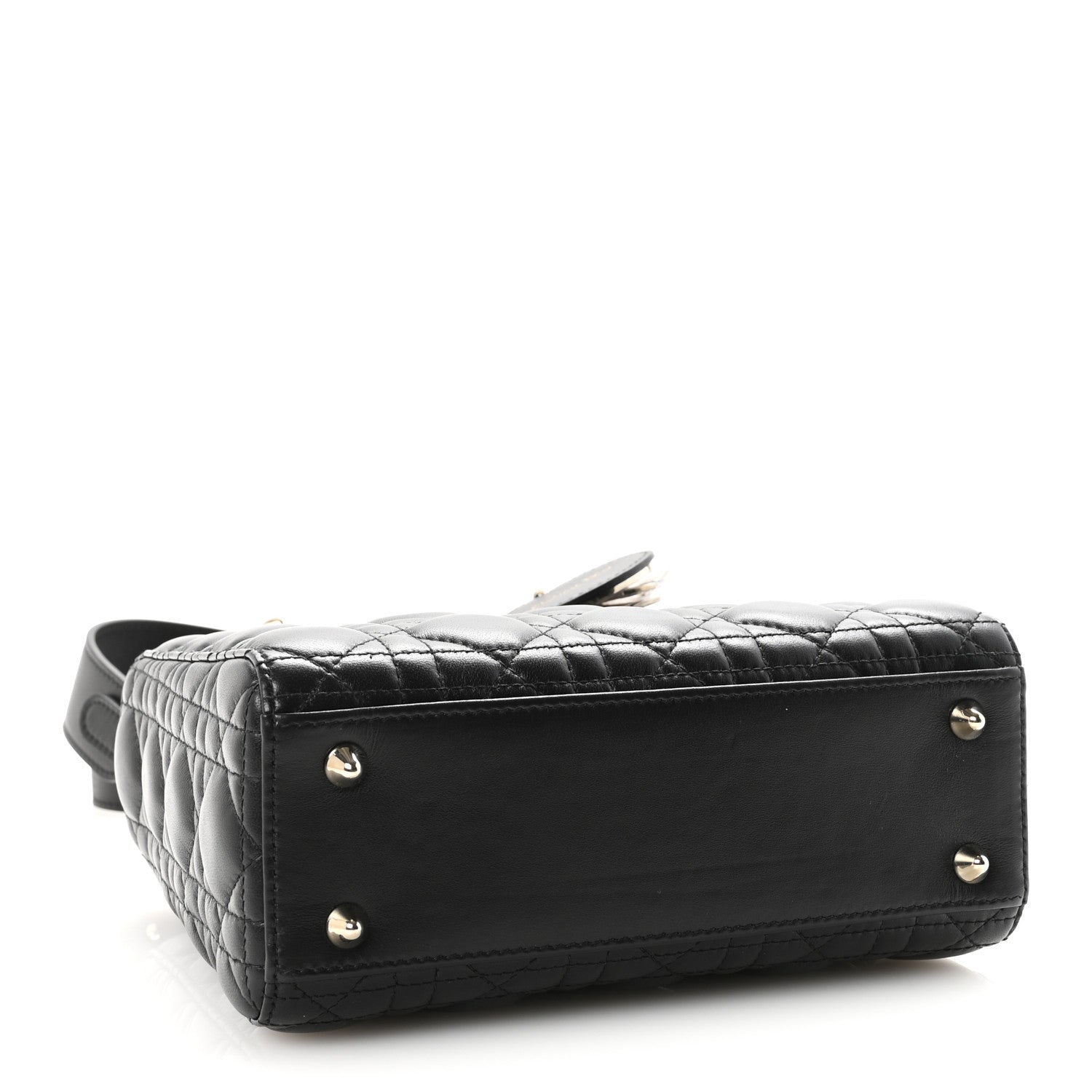 Christian Dior Lambskin Cannage Small My ABCDior Lady Dior Black 4 of 10