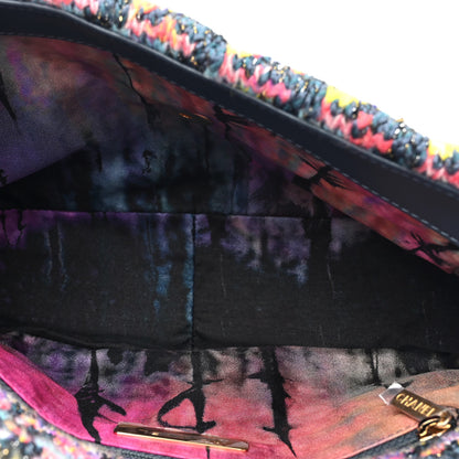 Chanel Tweed Quilted Medium Chanel 19 Flap Dark Multicolor 5 of 10