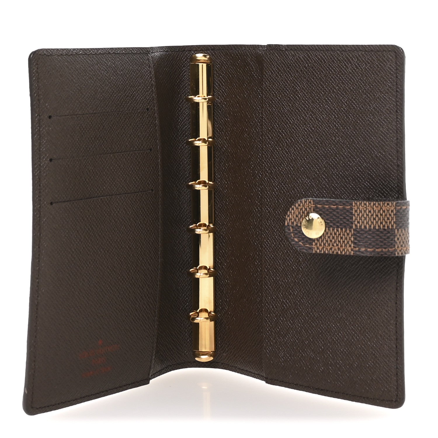 Louis Vuitton Damier Ebene Small Ring Agenda Cover 5 of 7
