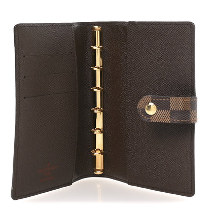 Louis Vuitton Damier Ebene Small Ring Agenda Cover 5 of 7