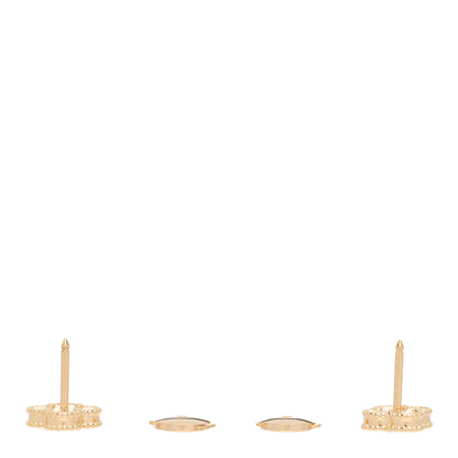 Van Cleef & Arpels 18K Yellow Gold Black Onyx Sweet Alhambra Earrings 3 of 5