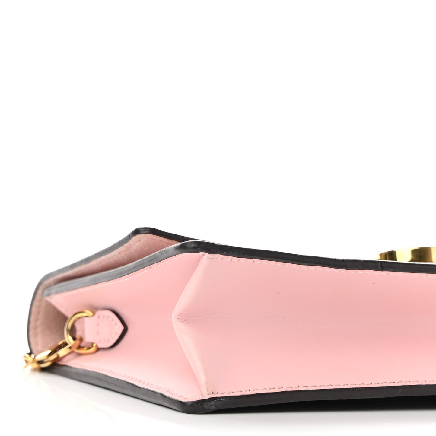 Monogram Flore Chain Wallet Rose Ballerine