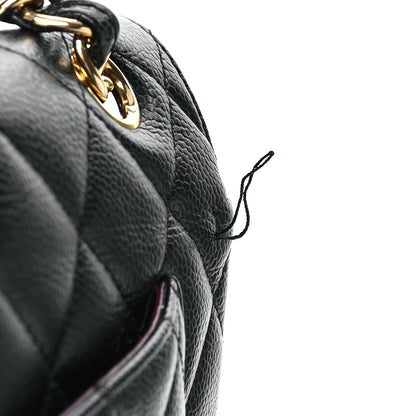 Chanel Caviar Quilted Jumbo Double Flap Black 11 of 18