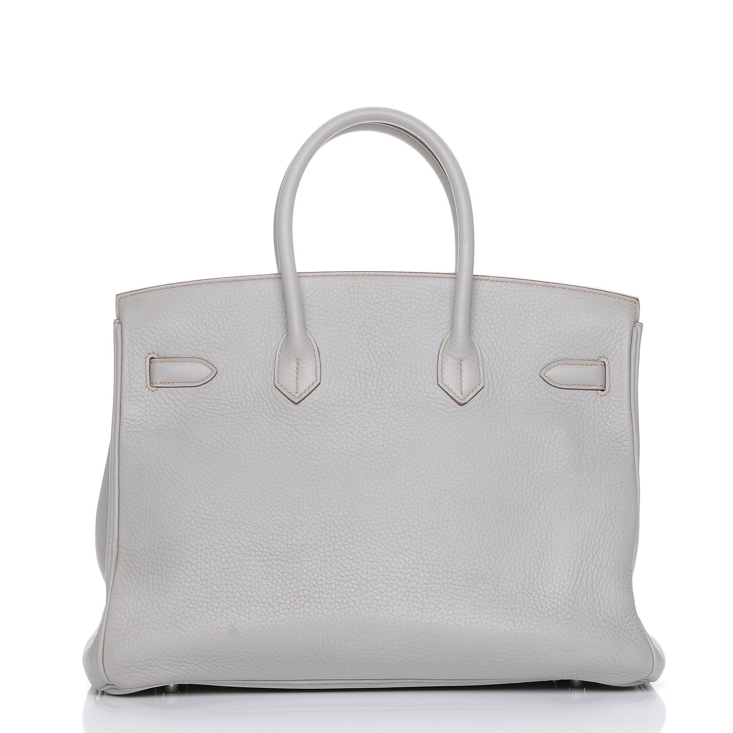 Hermes Taurillon Clemence Birkin 35 Gris Perle 4 of 25