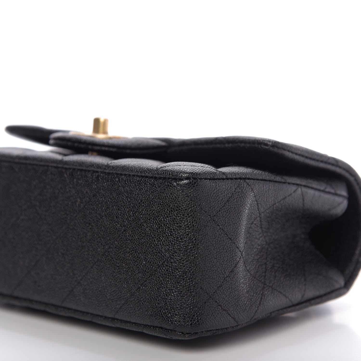 Chanel Caviar Quilted Mini Top Handle Rectangular Flap Black 7 of 9