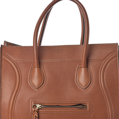 Celine Natural Calfskin Medium Phantom Luggage Tan 7 of 9