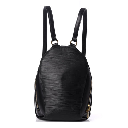 Louis Vuitton Epi Mabillon Backpack Black 1 of 8