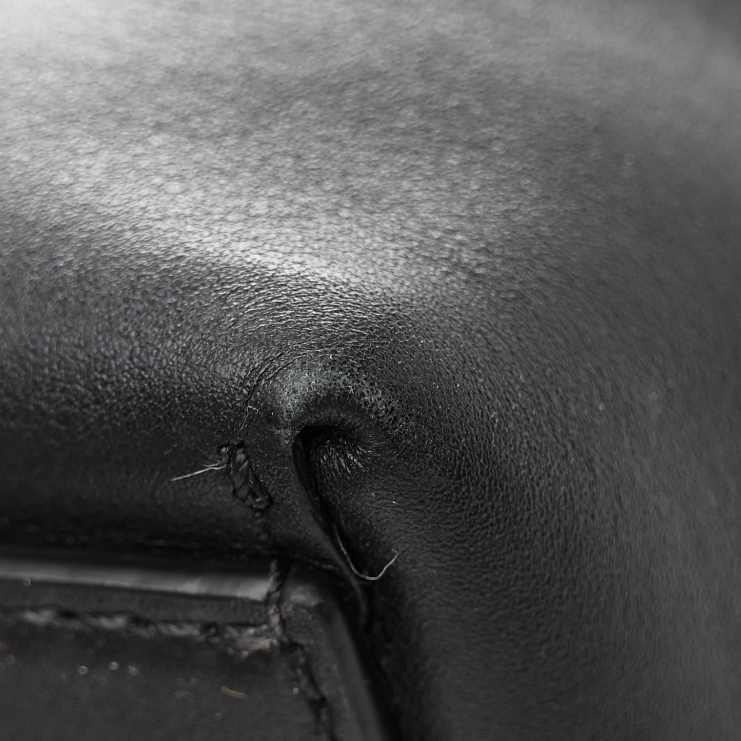 X UNDERCOVER Calfskin Print Rockstud Shoulder Tote Black
