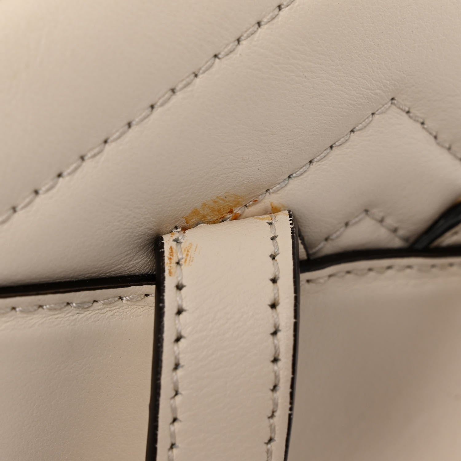 Gucci Calfskin Matelasse GG Marmont Dome Backpack White 10 of 10
