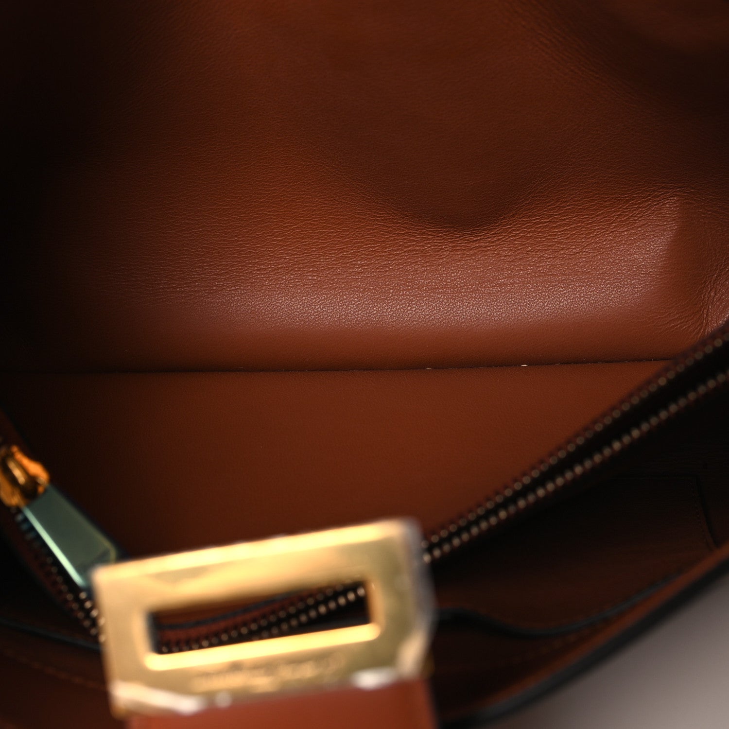 Salvatore Ferragamo Calfskin Trifolio Shoulder Bag Siena Tan 6 of 10