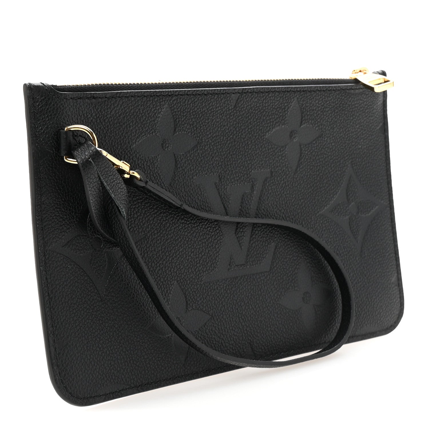Louis Vuitton Empreinte Monogram Giant Neverfull MM Pochette Black 3 of 7