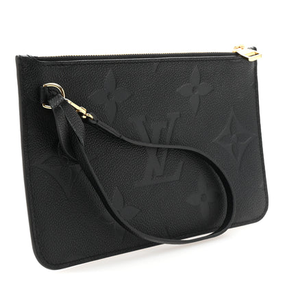 Louis Vuitton Empreinte Monogram Giant Neverfull MM Pochette Black 3 of 7