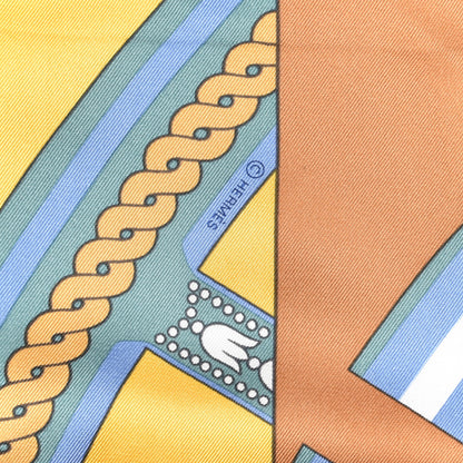 Hermes Silk La Berline Bayadere Scarf 90 2 of 7