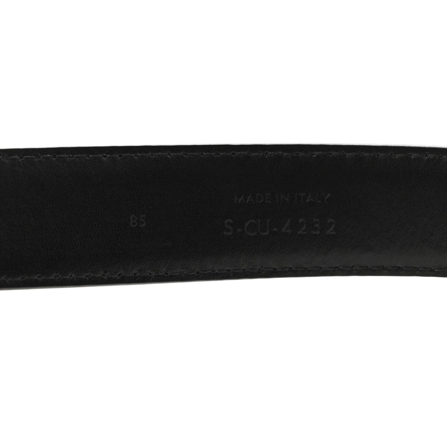 Box Calfskin Medium 25mm Triomphe Belt 85 34 Black