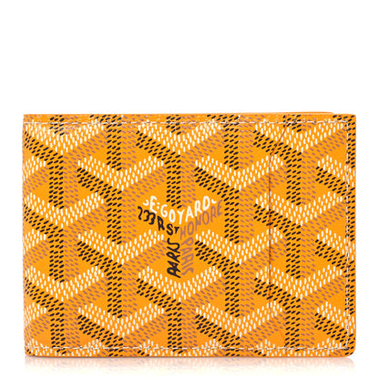 Goyard Goyardine Bi-Fold Victoire PM Wallet Yellow 1 of 6