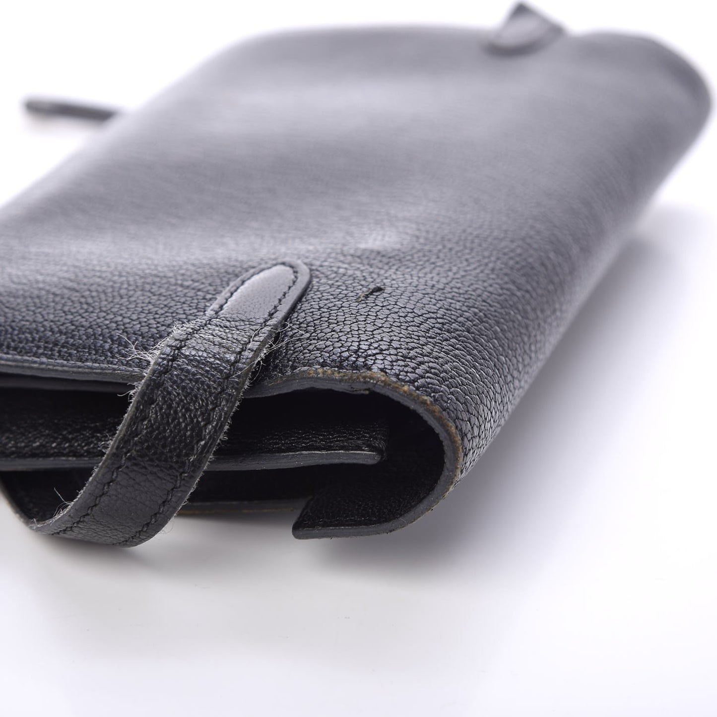 Chevre Mysore Kelly Longue Wallet Black