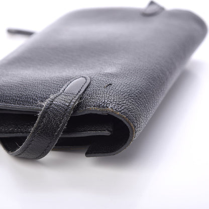 Hermes Chevre Mysore Kelly Longue Wallet Black 15 of 16