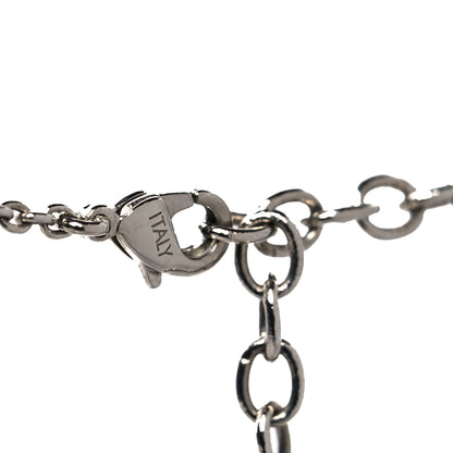 Louis Vuitton Essential V Necklace Silver Gold 4 of 4