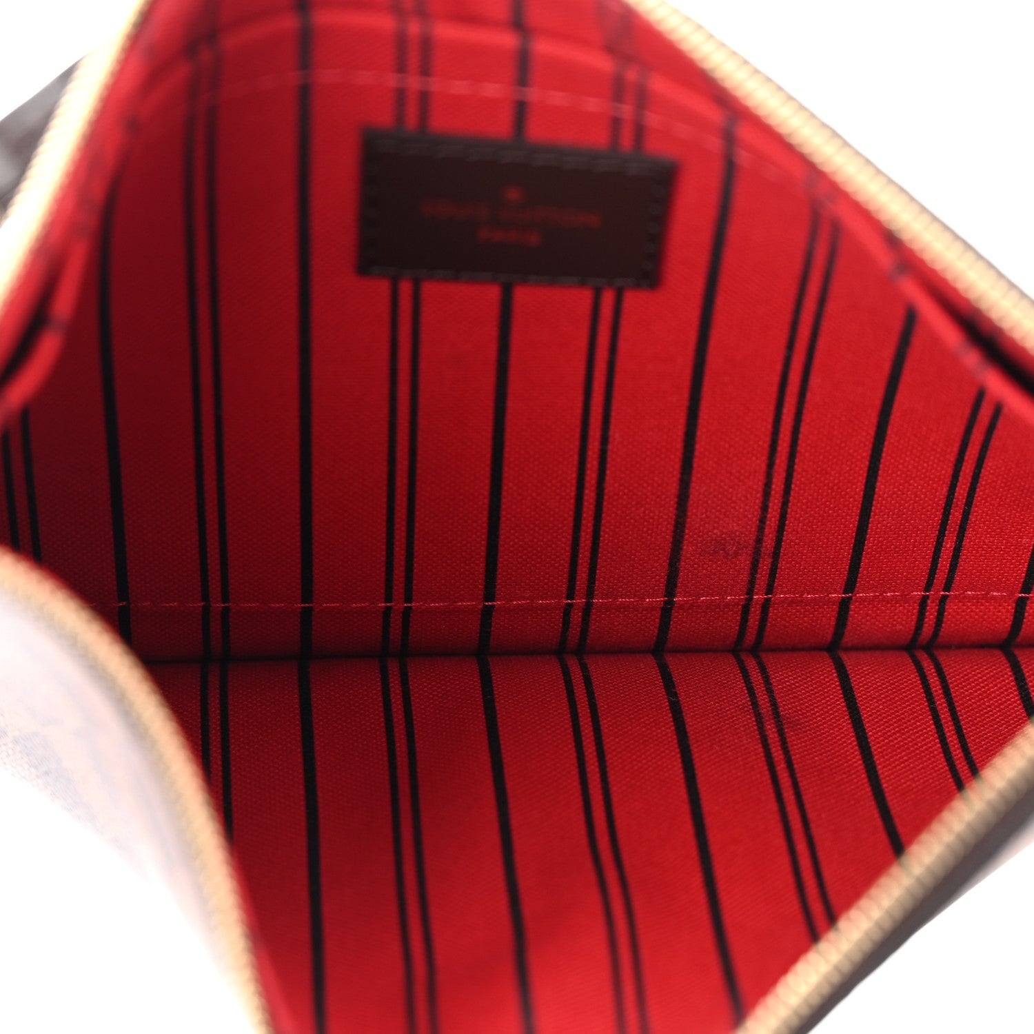 Louis Vuitton Damier Ebene Neverfull MM GM Pochette 5 of 7