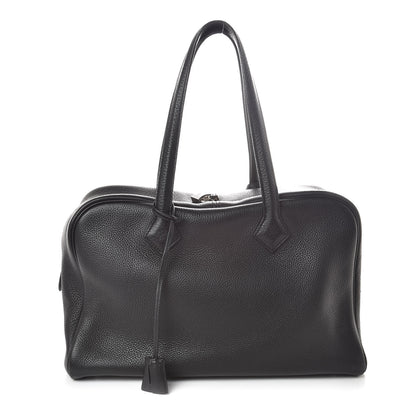 Hermes Taurillon Clemence Victoria II 35 Black 1 of 13
