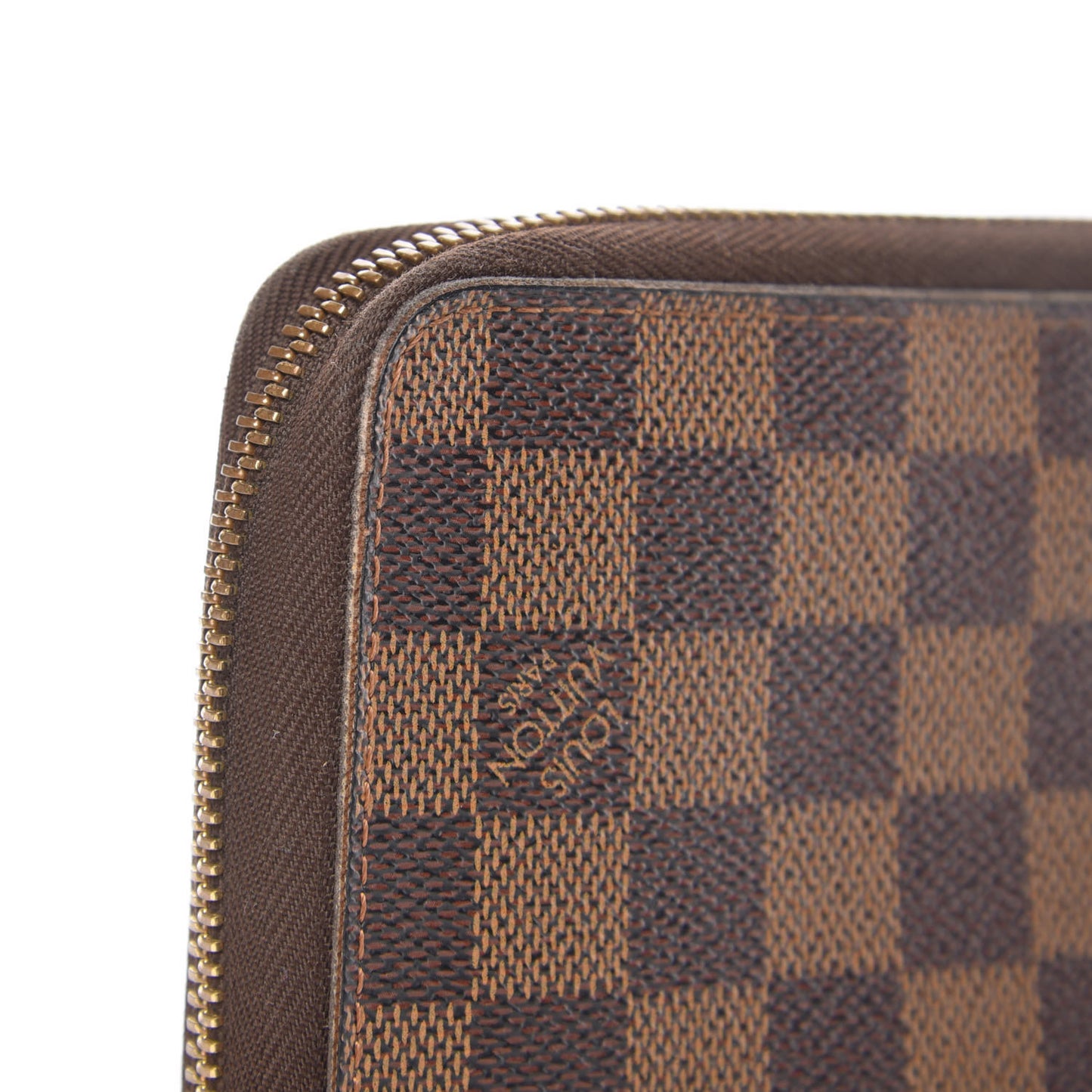 Damier Ebene Zippy Organizer Wallet