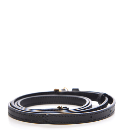 Louis Vuitton Calfskin Petite Malle Adjustable Shoulder Strap Black 2 of 3