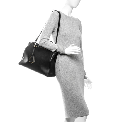 Fendi Vitello Elite Regular 2Jours Tote Black 2 of 7