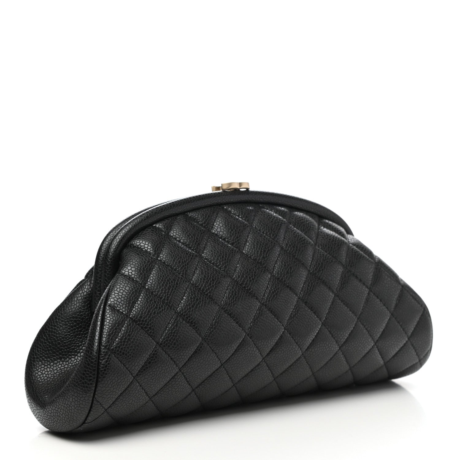 Chanel Caviar Quilted Timeless Clutch Black 3 of 7