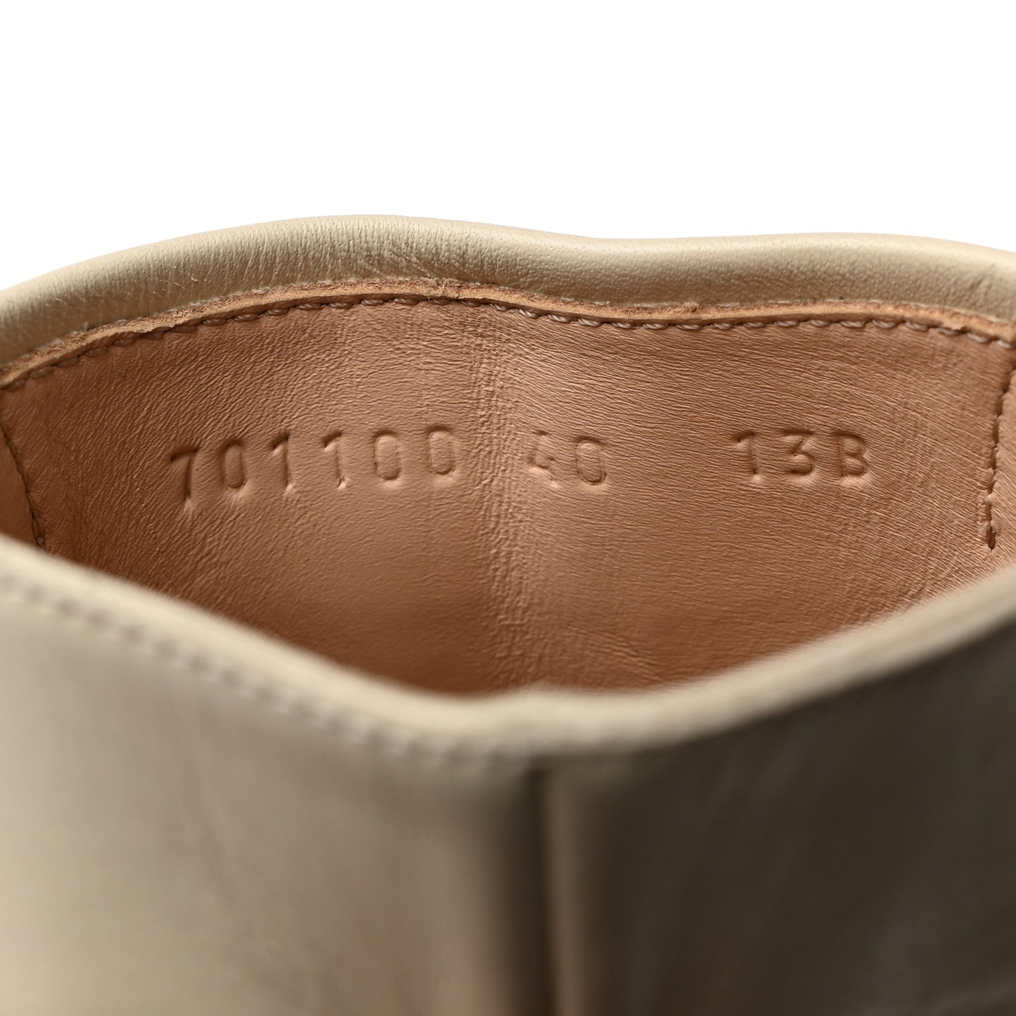 Kensington Calfskin Nappa GG Supreme Monogram Womens Double Buckle Ankle Boots 40 Mystic White Beige
