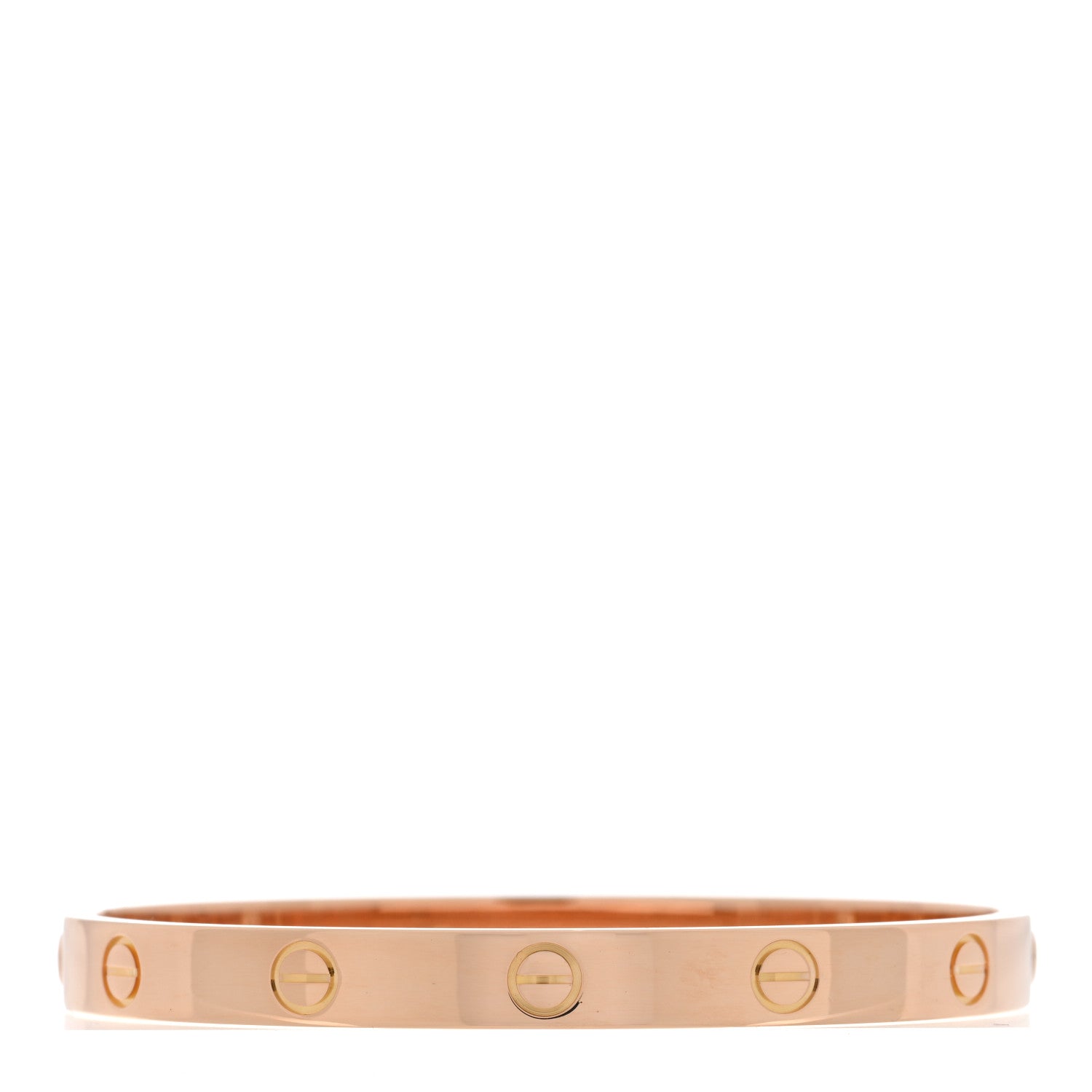 Cartier 18K Pink Gold LOVE Bracelet 17 1 of 5