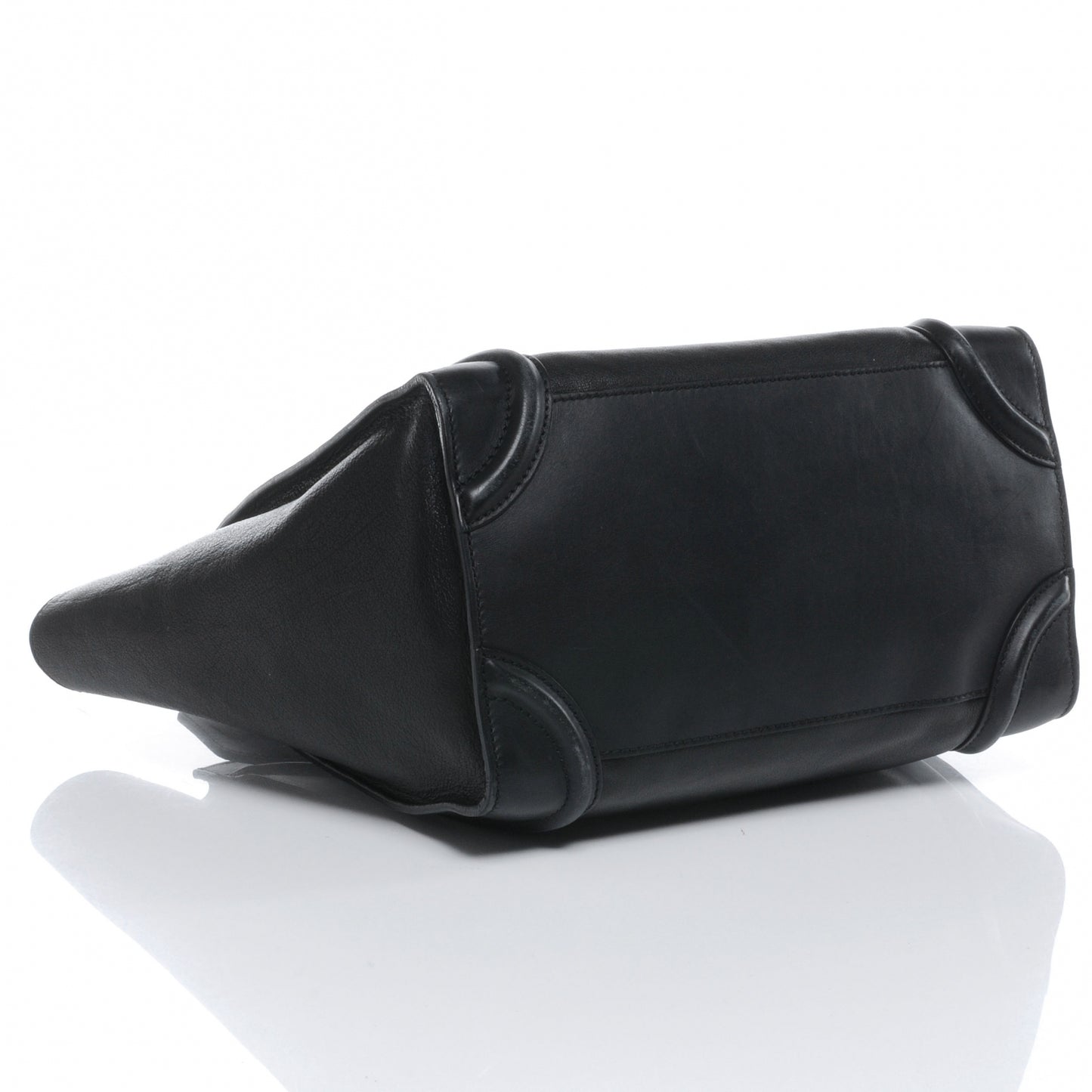 Smooth Calfskin and Lambskin Mini Luggage Black